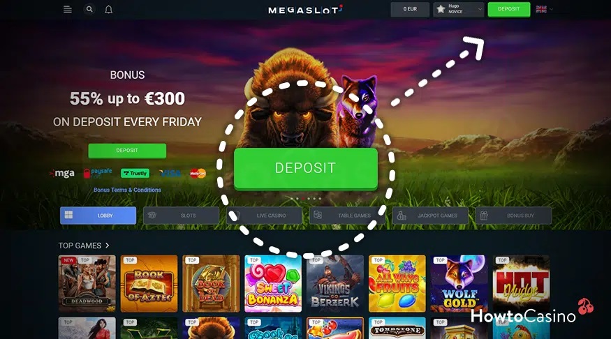 Megaslot Casino bonus code